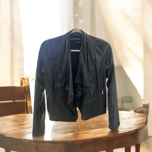 Blank NYC Black Women's Bomber Jacket